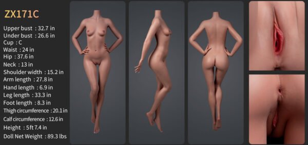 Ashtin Premium Silicone Head (Movable Jaw) + SLE Body Sex Doll - ZELEX® [USA STOCK] - Image 30