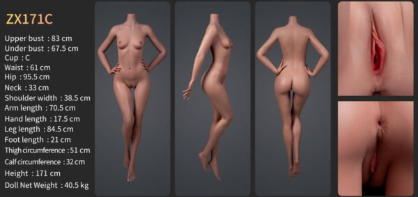Ashtin Premium Silicone Head (Movable Jaw) + SLE Body Sex Doll - ZELEX® [USA STOCK] - Image 29