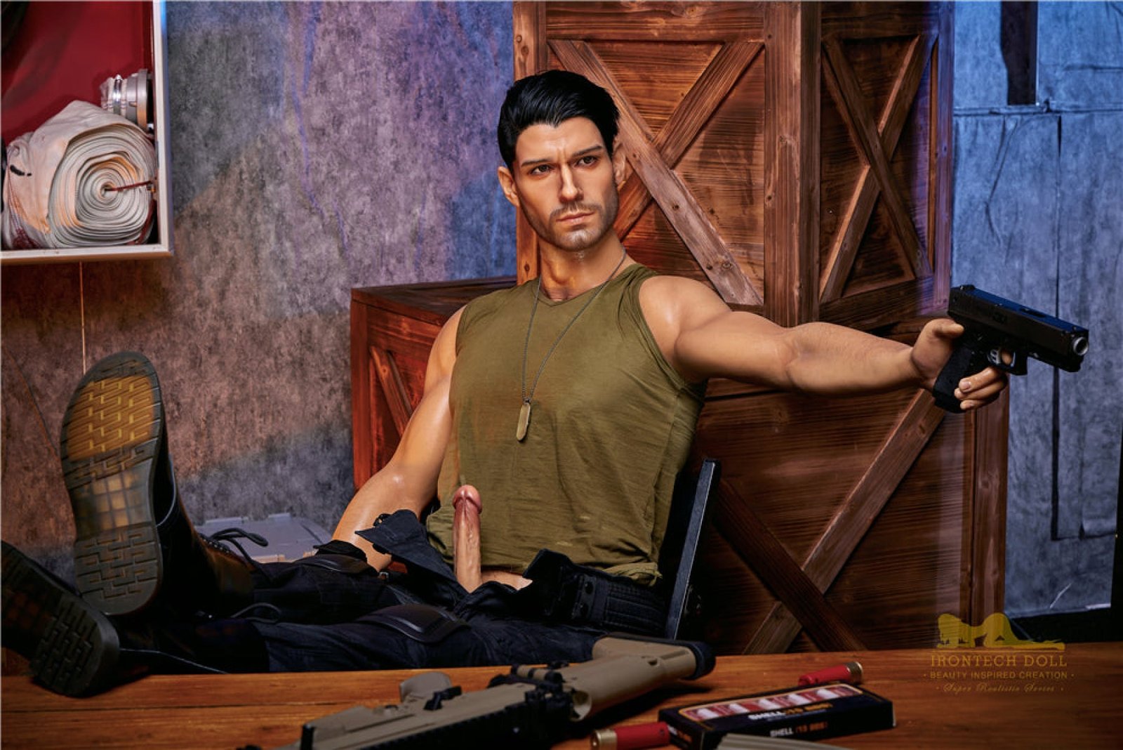 Thomas Soldier Silicone Male Sex Doll - IronTech Doll® - Image 24