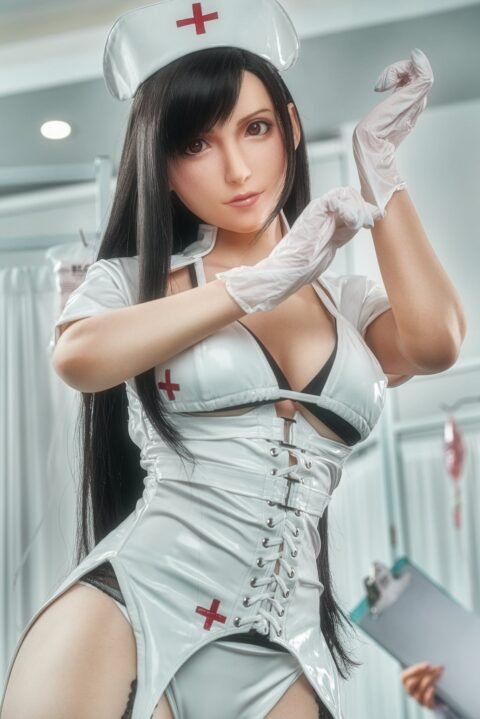 Tifa Nurse Silicone Sex Doll - Game Lady Doll
